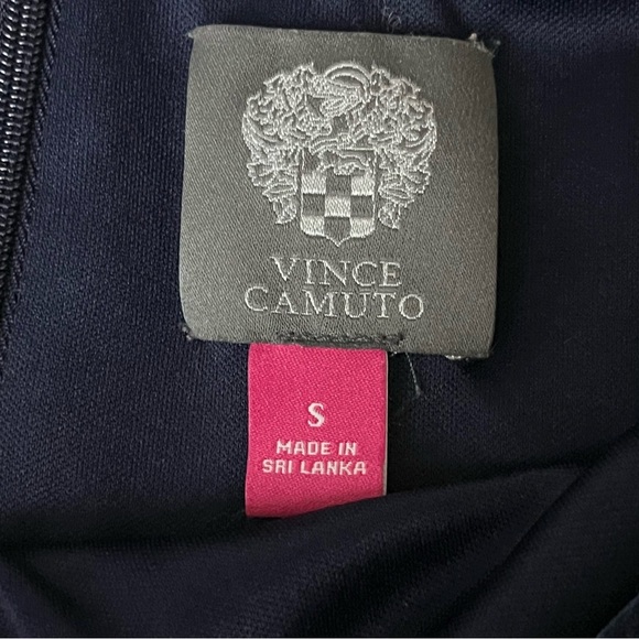 Vince Camuto Blue Velvet Off-Shoulder Mini Dress S Goth Witchy Vampy Boho - Picture 9 of 10